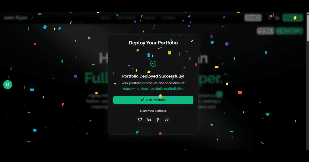 CraftFolio – Resume to Portfolio in Seconds image 3