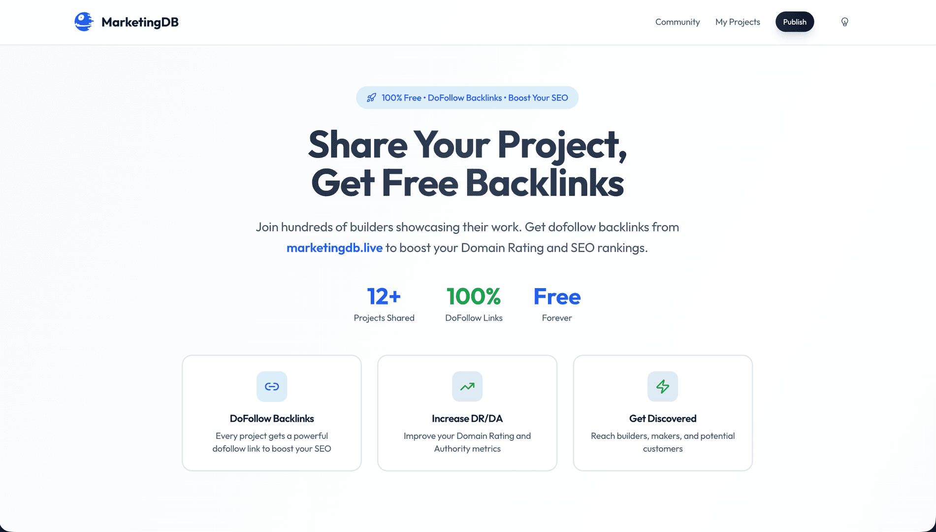 MarketingDB screenshot 1
