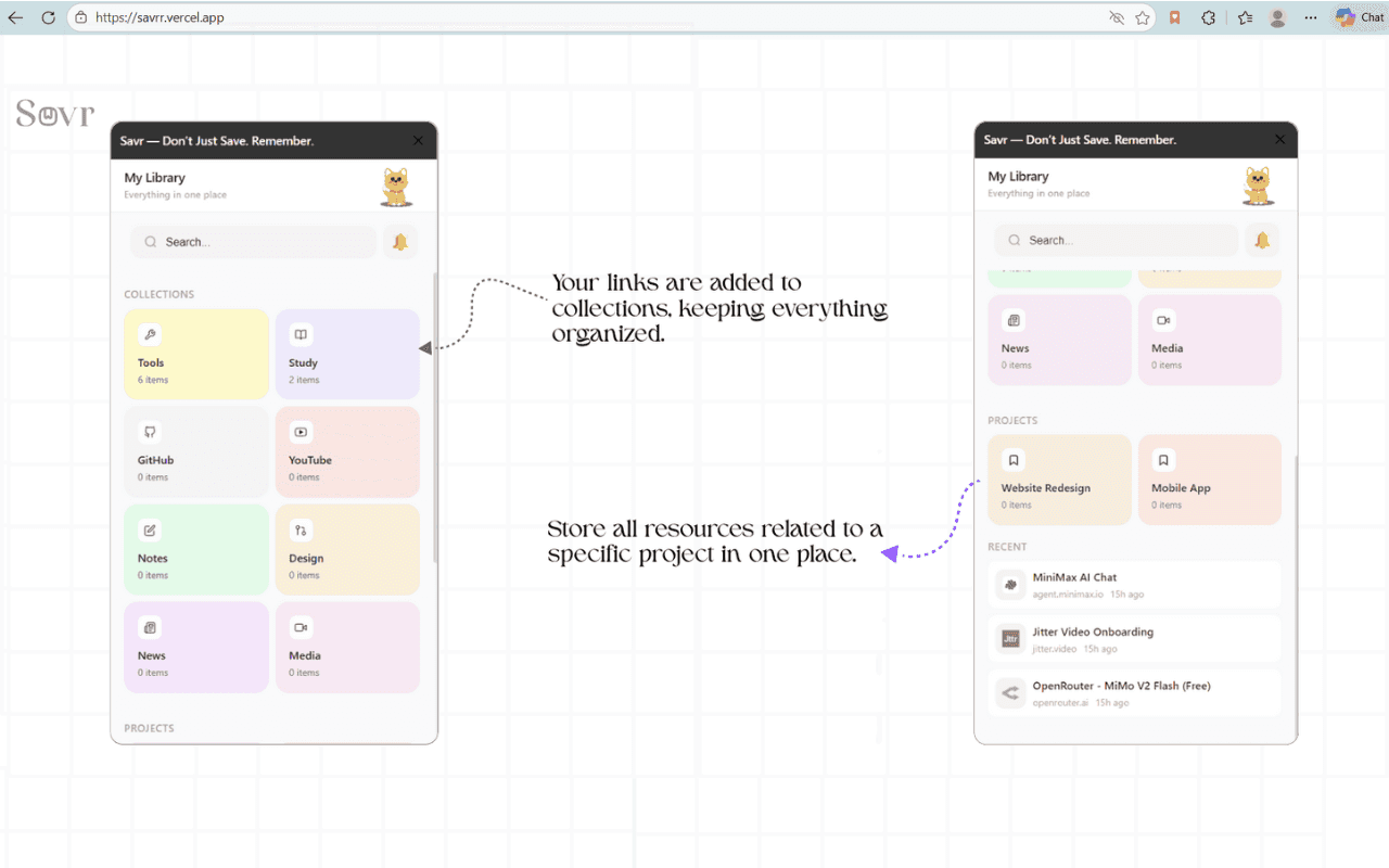 Savr — Save links. Remember why. image 2