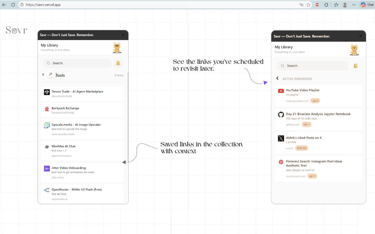 Savr — Save links. Remember why. image 3