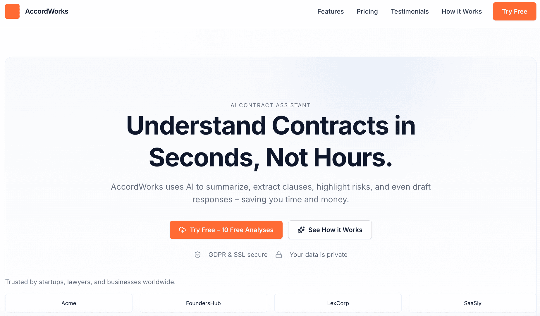 AccordWorks — Understand Contracts in Seconds image 2