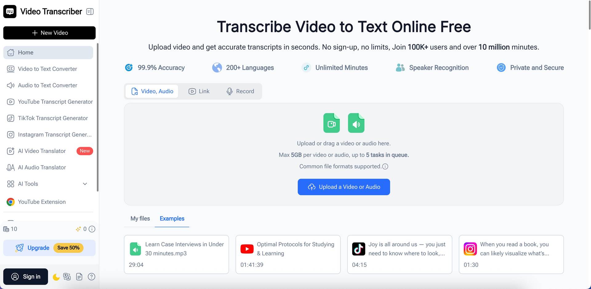 Video Transcriber AI image 1