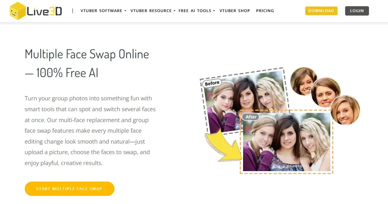 Live3D Multiple Face Swap: A User’s Honest Take