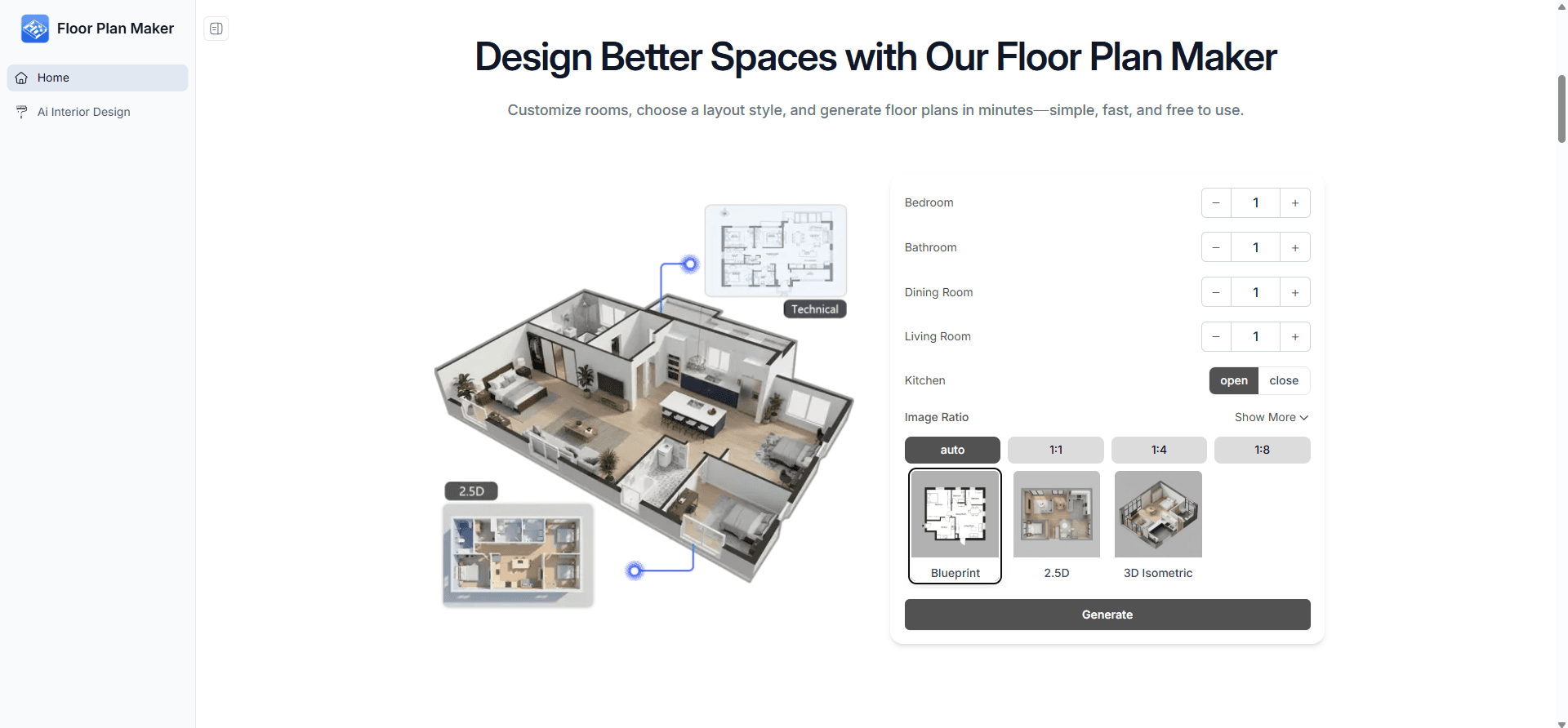 Free Floor Plan Maker for Any Space image 3
