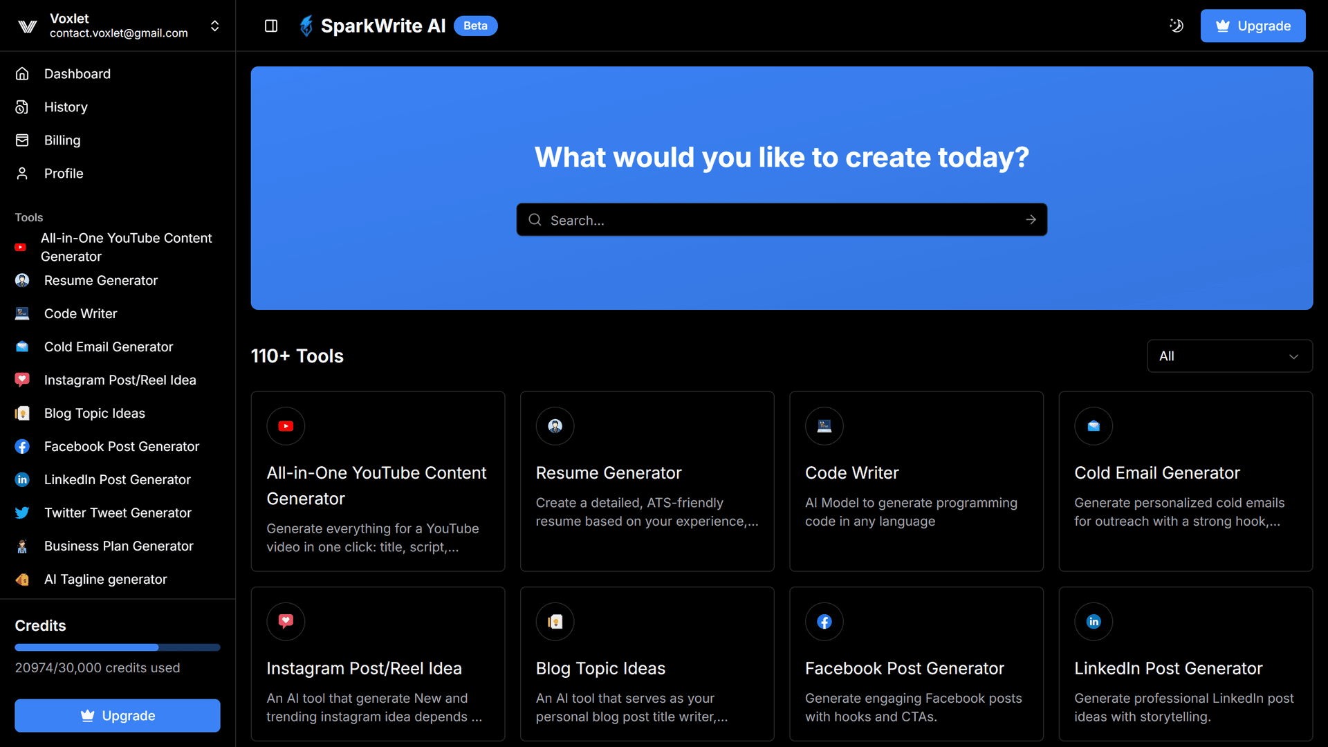 SparkWrite AI - AI-Powered Content Generator image 1