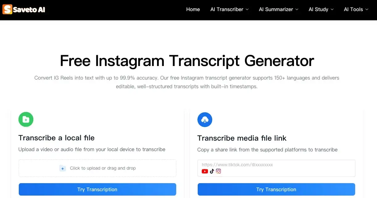 Free Instagram Transcript Generator: Convert Video to Text