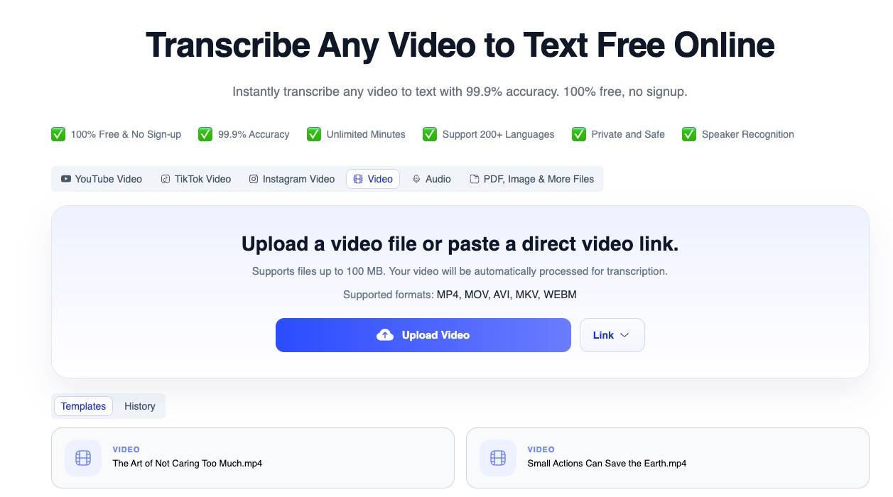 AI Video Transcriber image 2