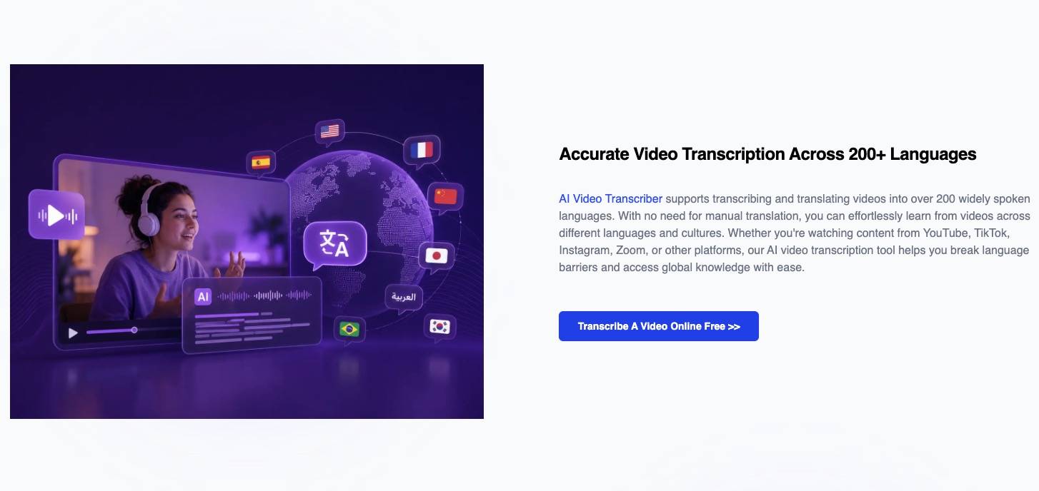AI Video Transcriber image 3