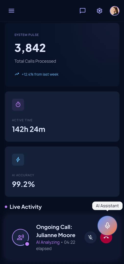 Uvilox AI- Real Time Calling App image 2