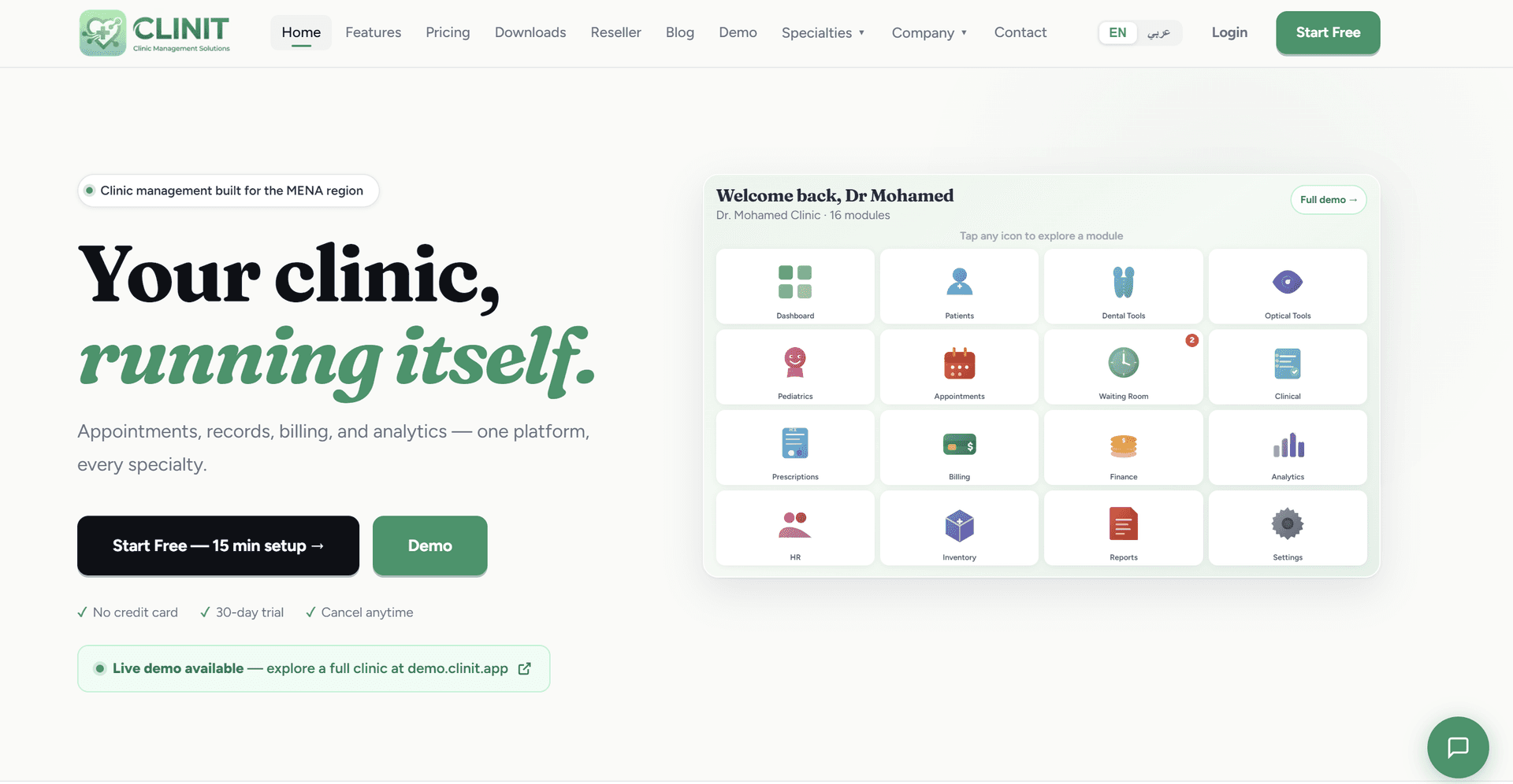 Clinit — Clinic Management & EMR Platform image 2