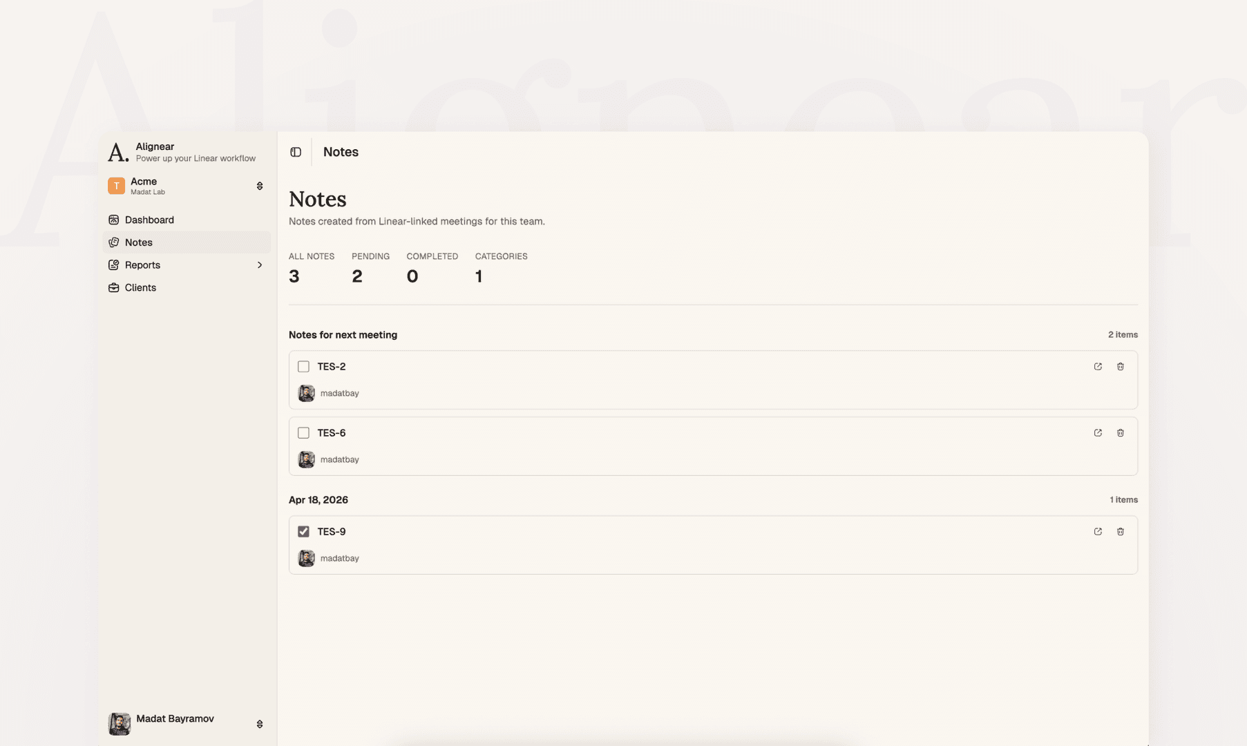 Alignear: Client Communications for Linear image 4