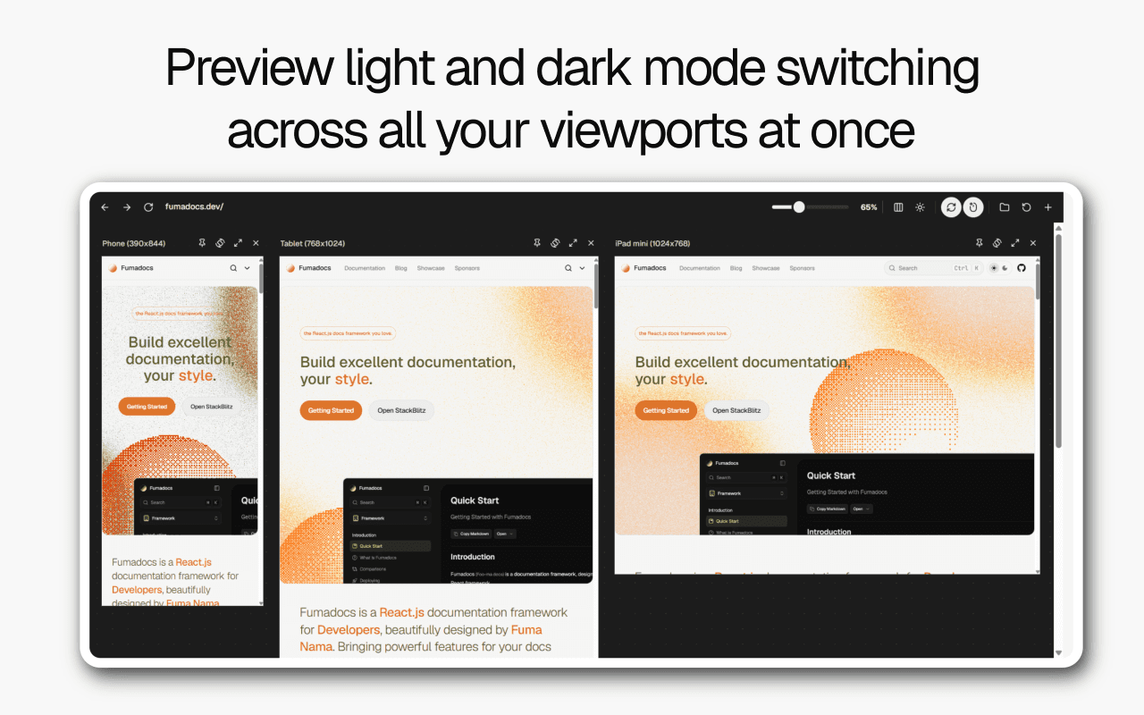 Responsive Simulator - Multi Device Viewport image 3