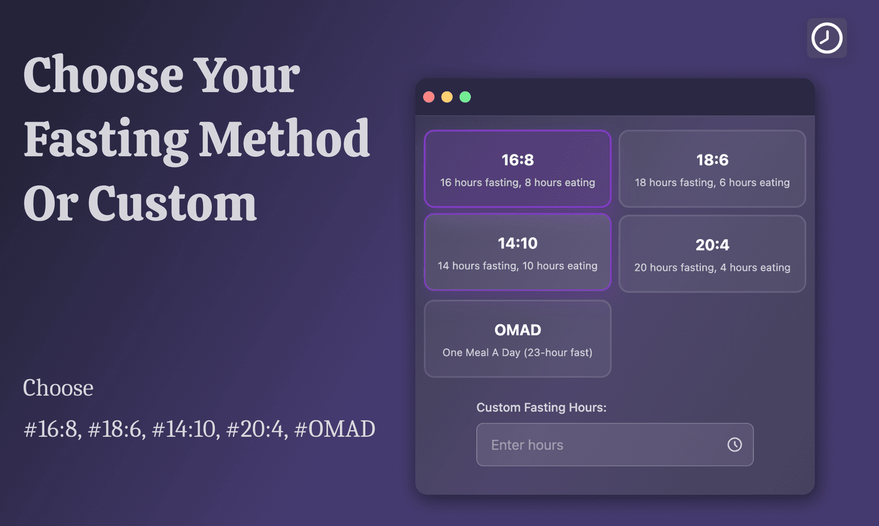 IntermittentFasting Calculator image 1