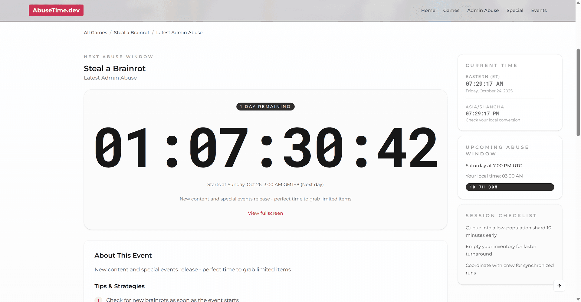 AbuseTime.dev - Never miss admin abuse image 4