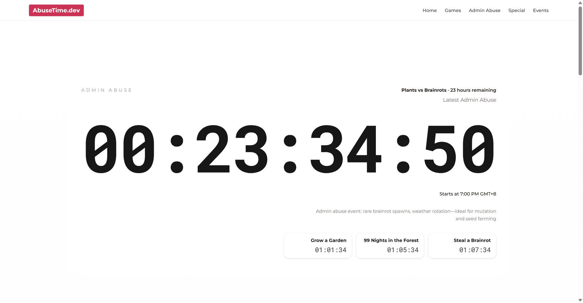 AbuseTime.dev - Never miss admin abuse image 1