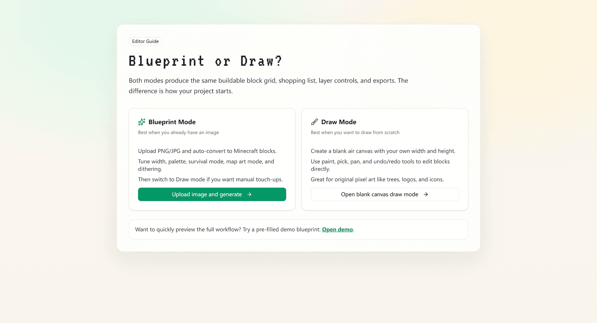 Minecraft Pixel Art — Image to Block image 2