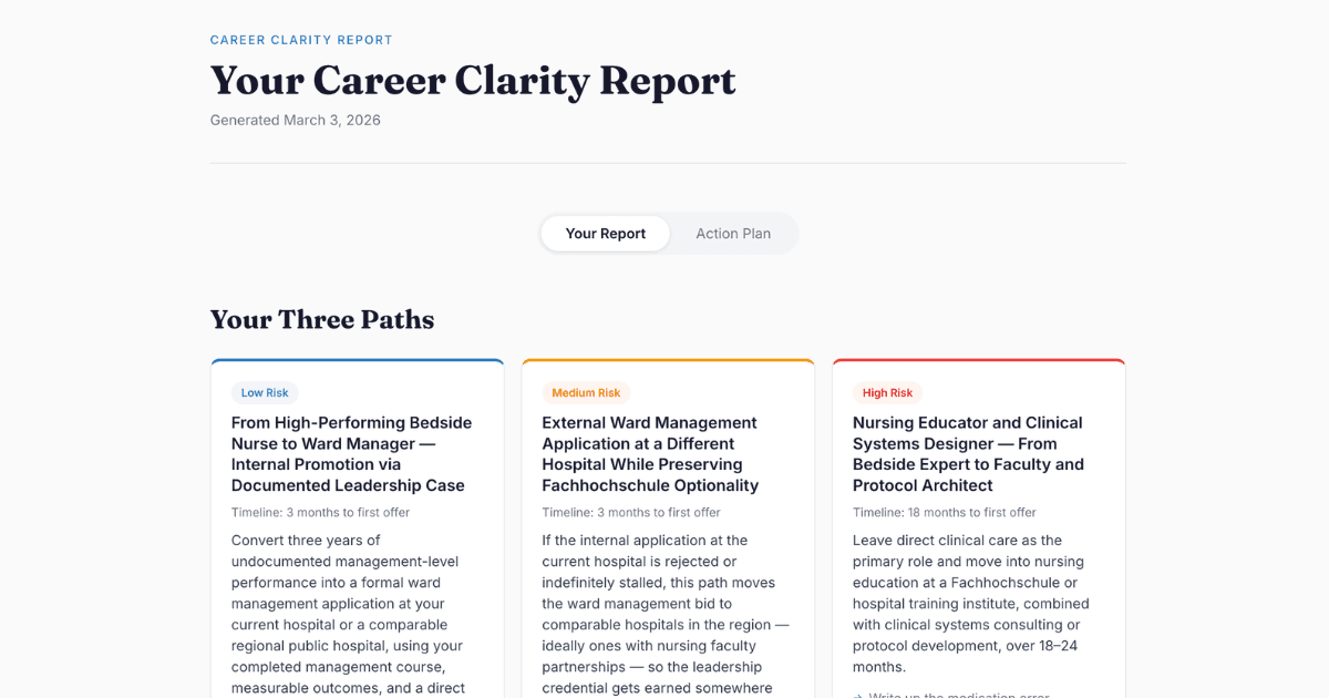 HarmonyPath.ai - AI Career Clarity Report image 4