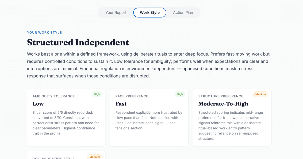HarmonyPath.ai - AI Career Clarity Report image 2