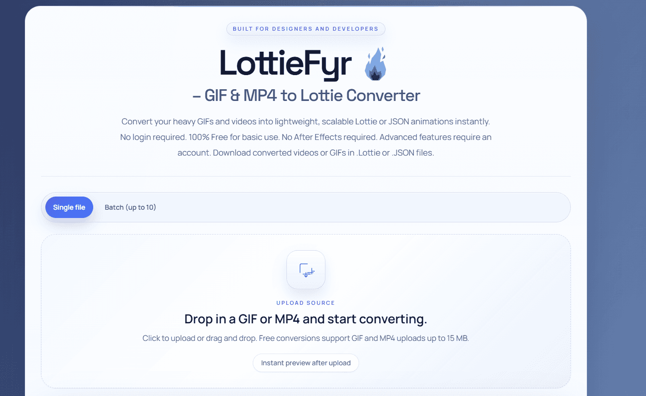 LottieFyr image 1