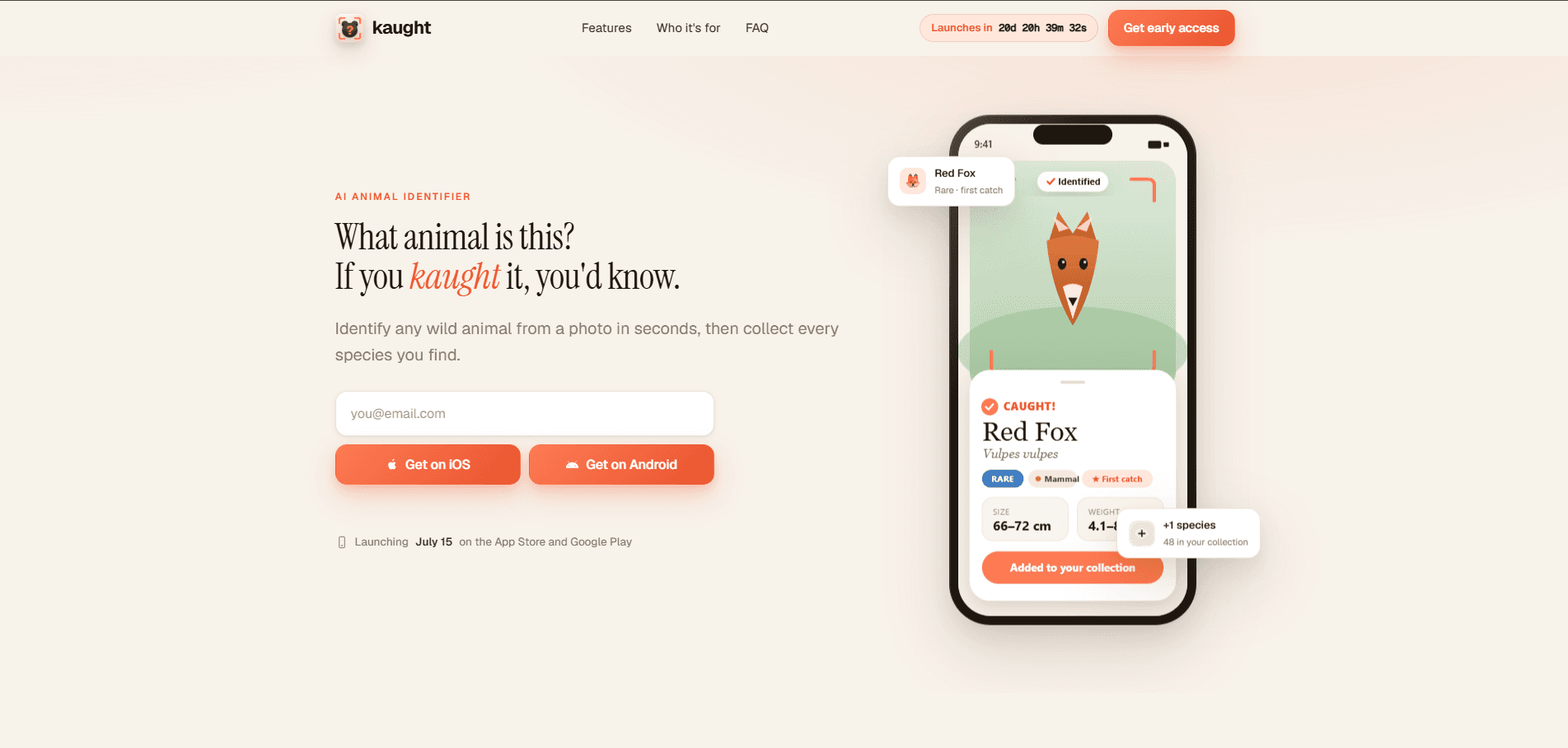 AI Animal Identifier by Kaught image 1