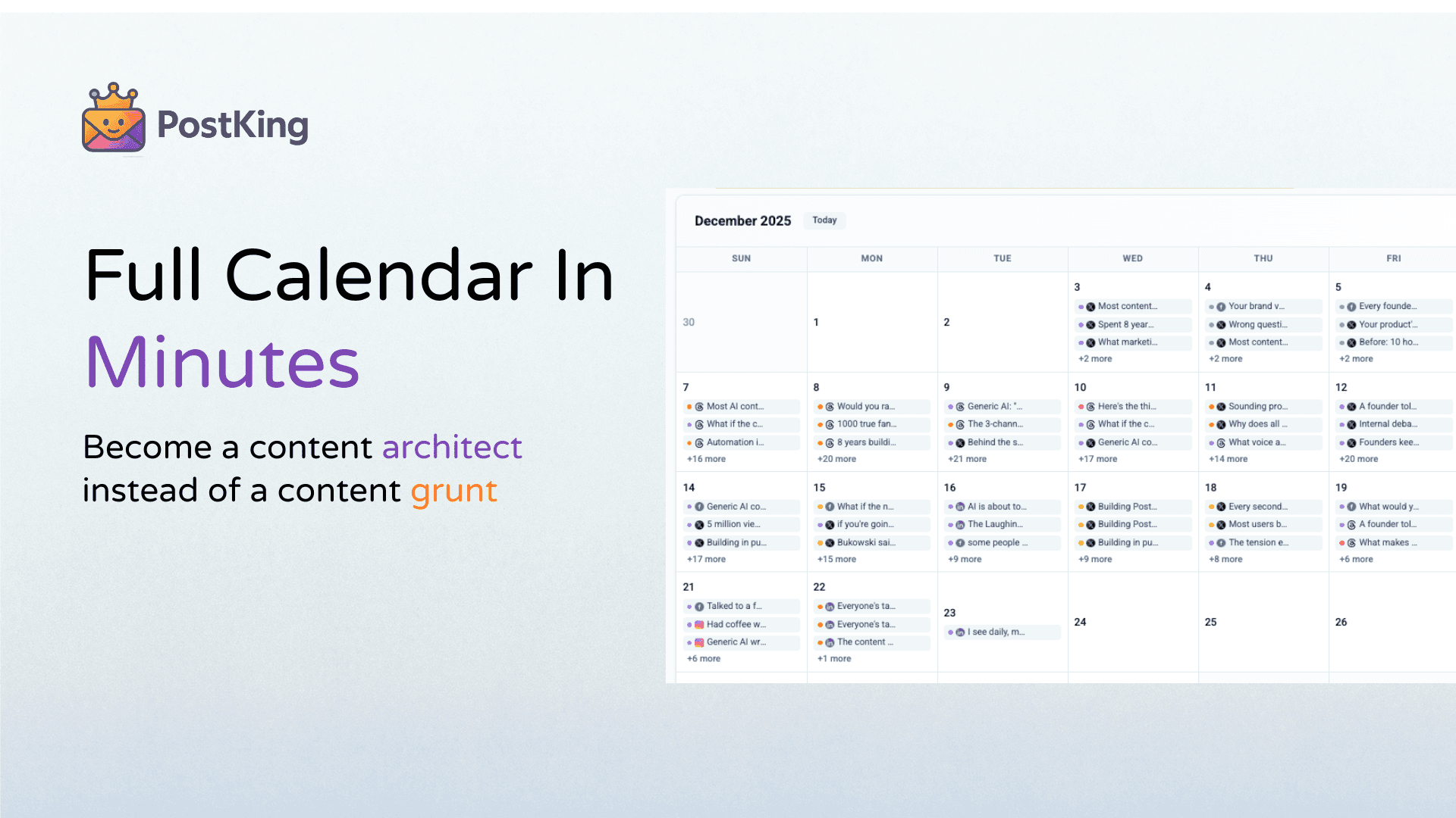 PostKing - The Vibe Marketing Platform image 2
