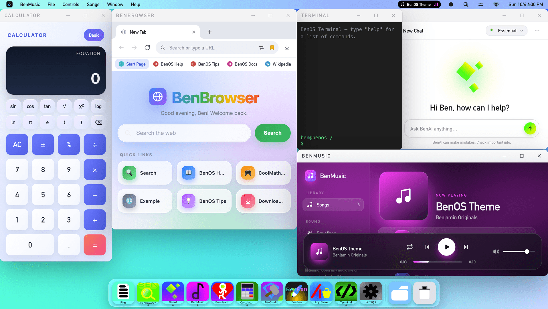 BenOS HTML image 1