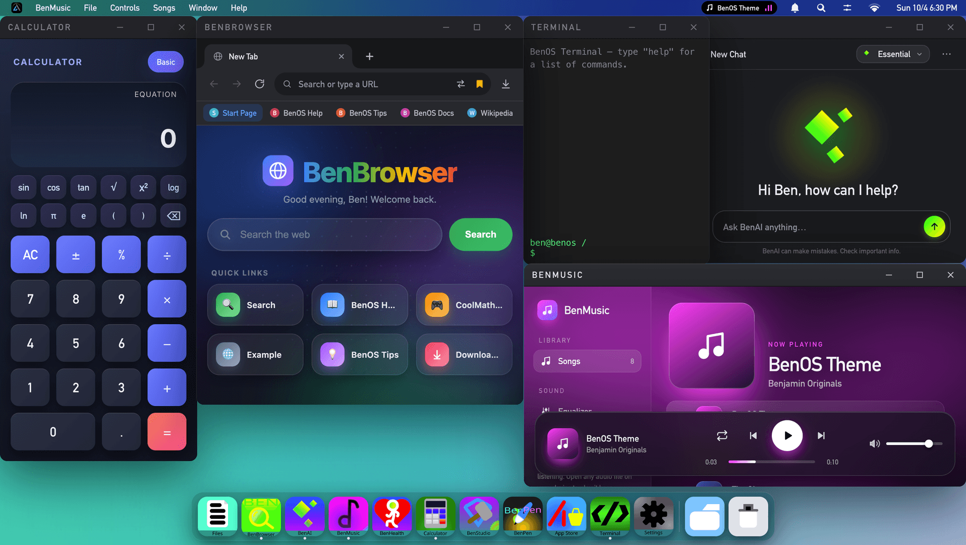 BenOS HTML image 2