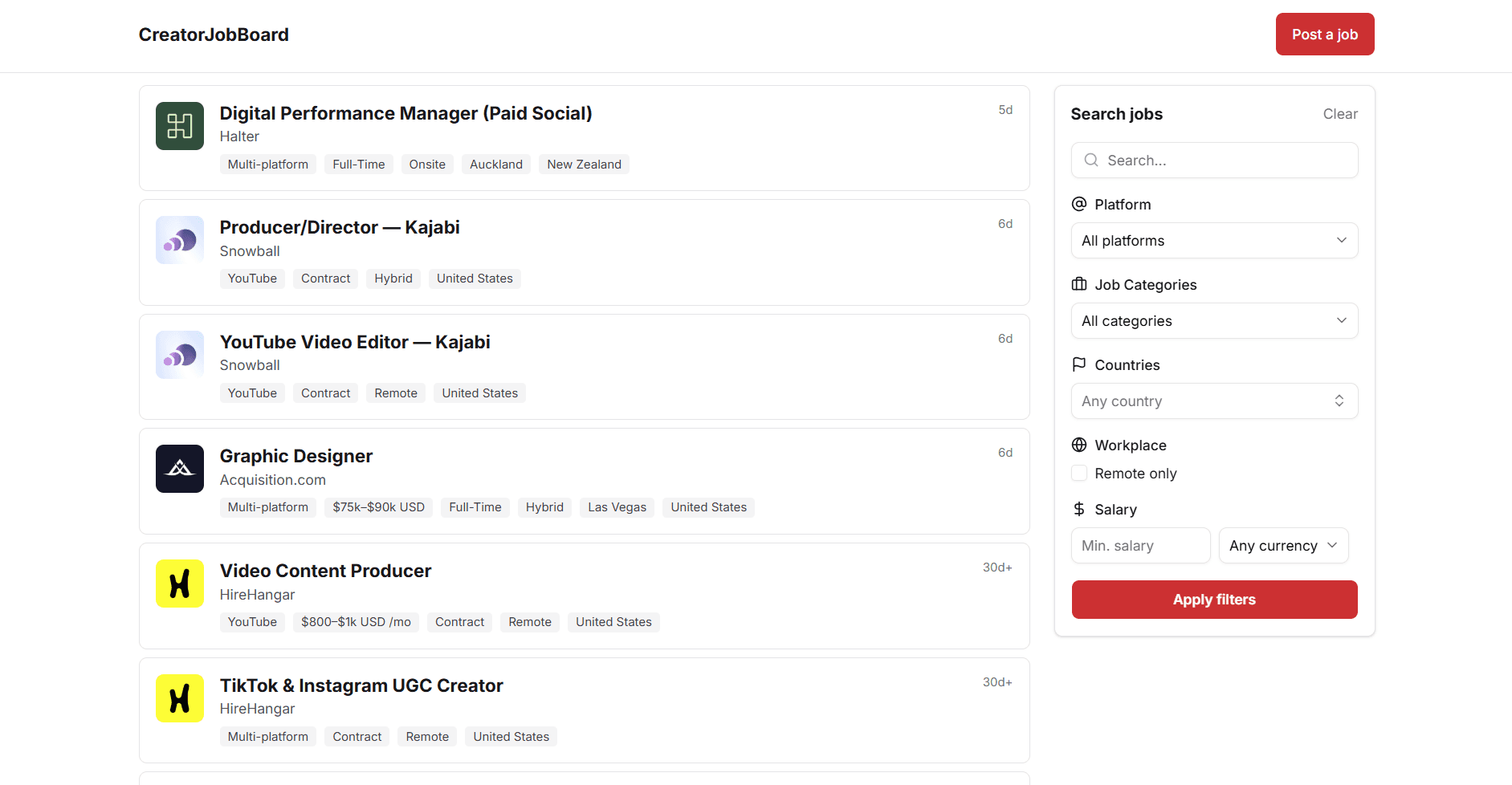 CreatorJobBoard image 2