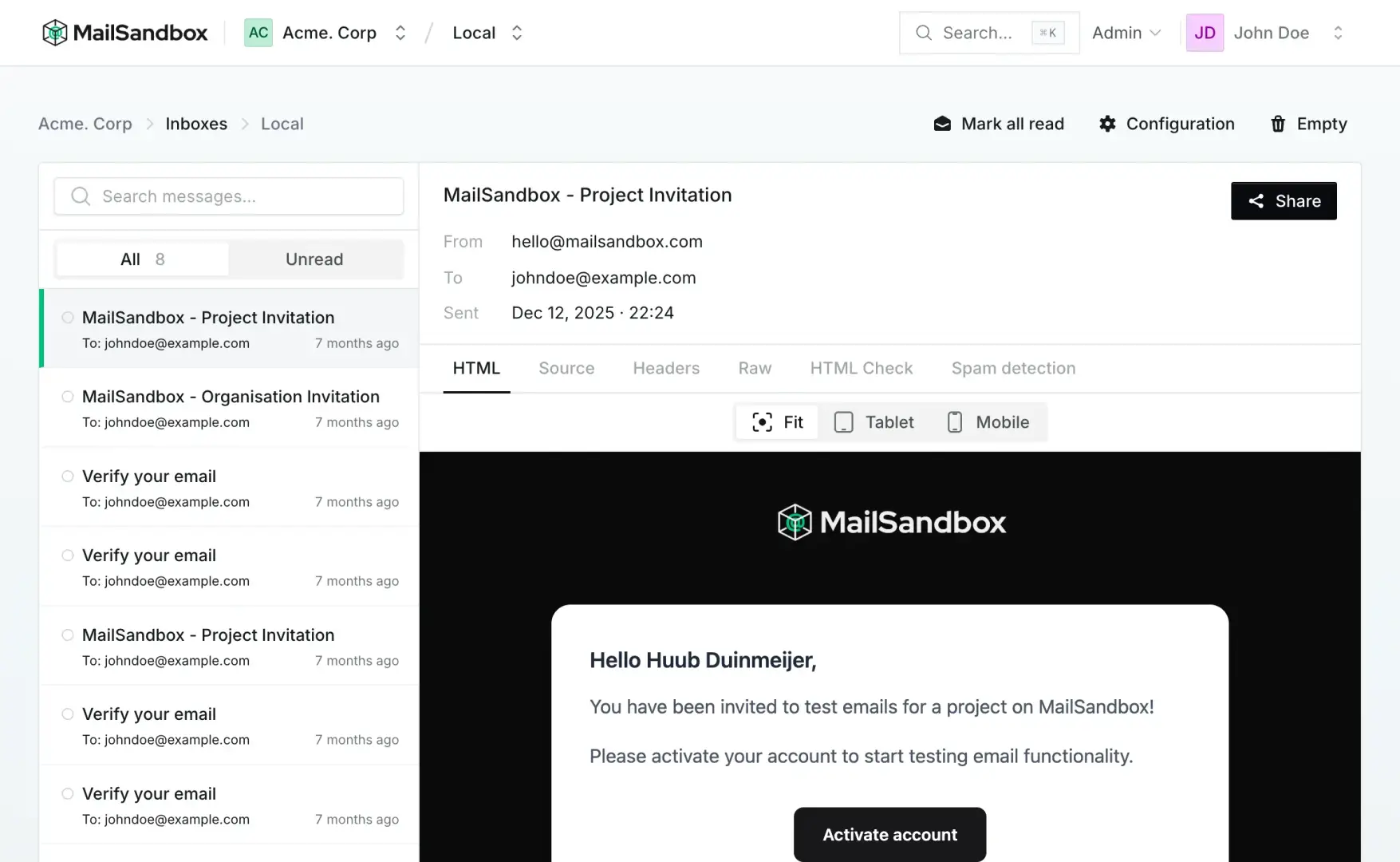 MailSandbox image 1