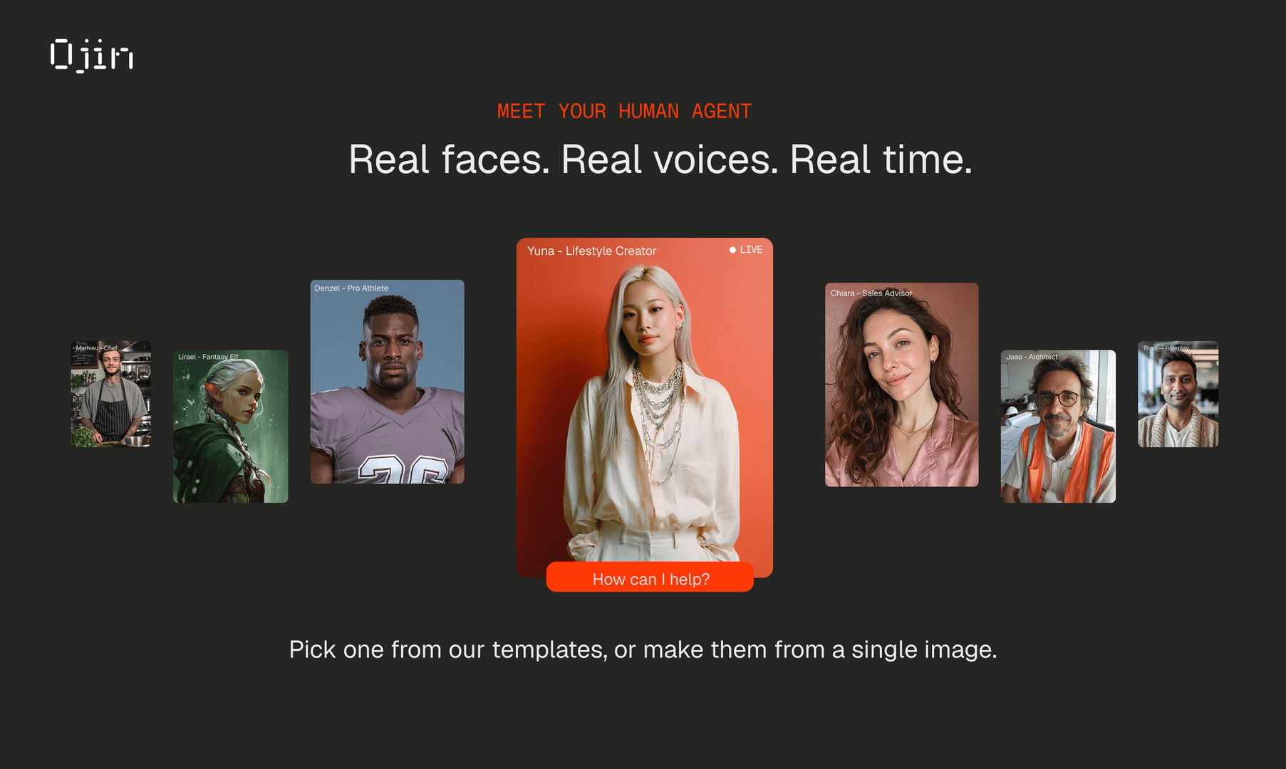 Ojin Human AI Agents image 2