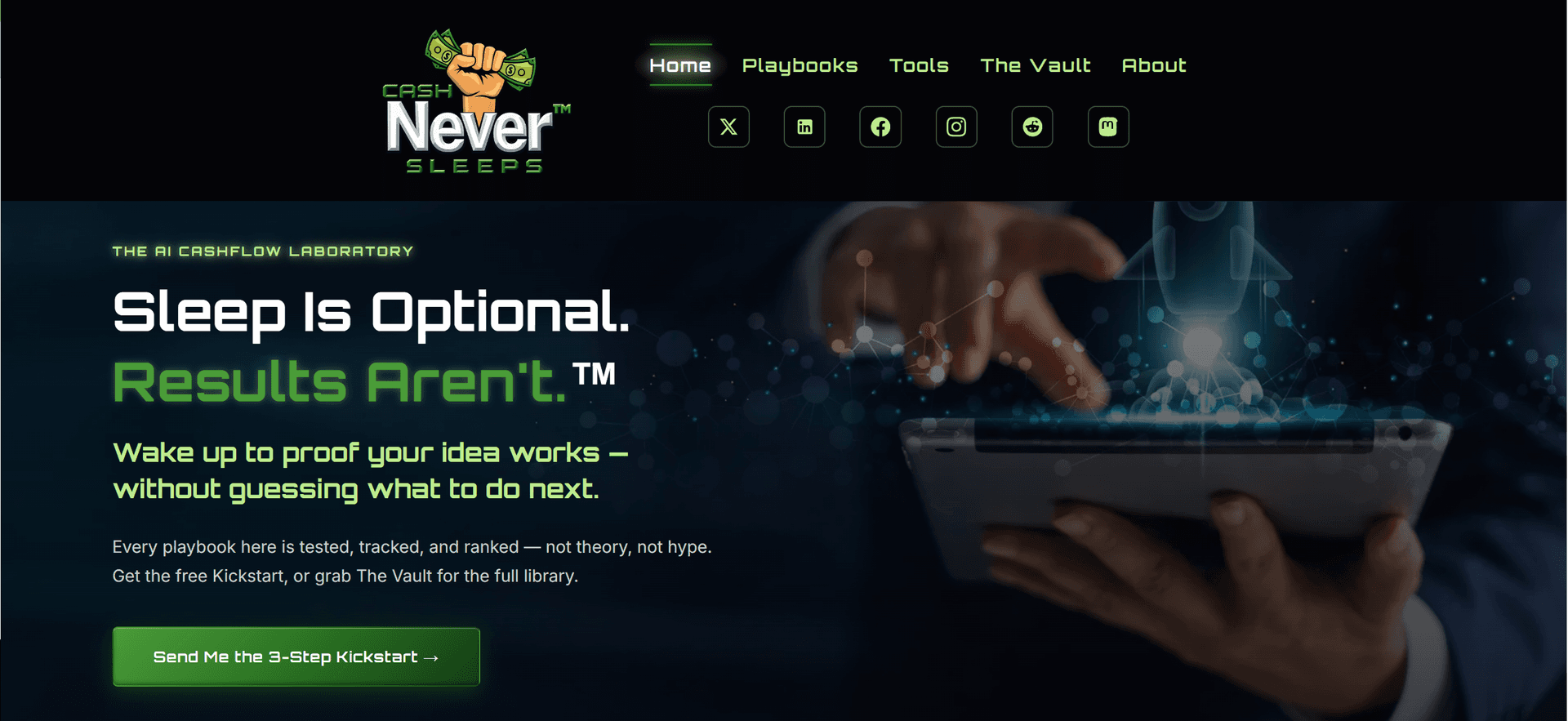 Cash Never Sleeps image 1
