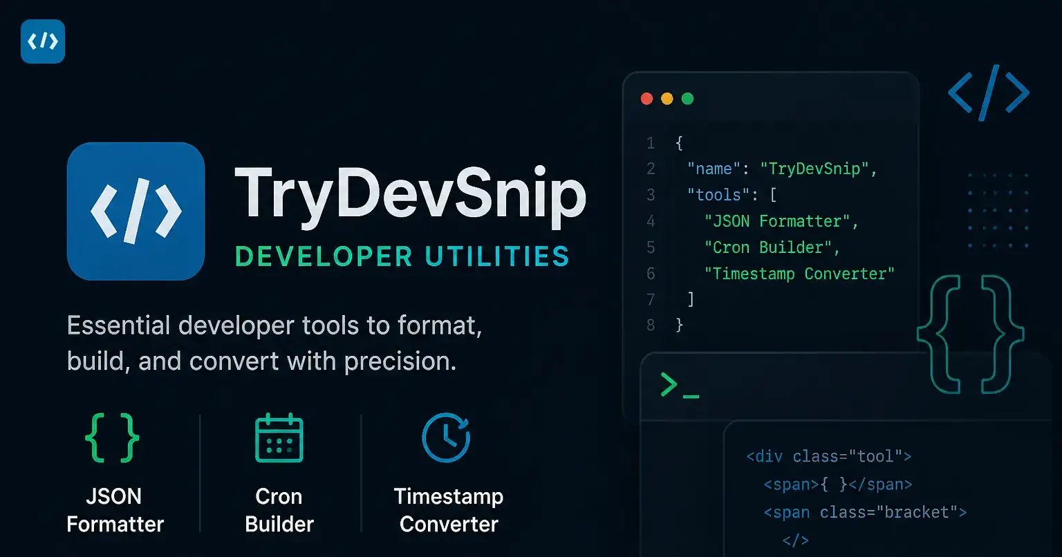 The developer utilities that run entirely in your browser