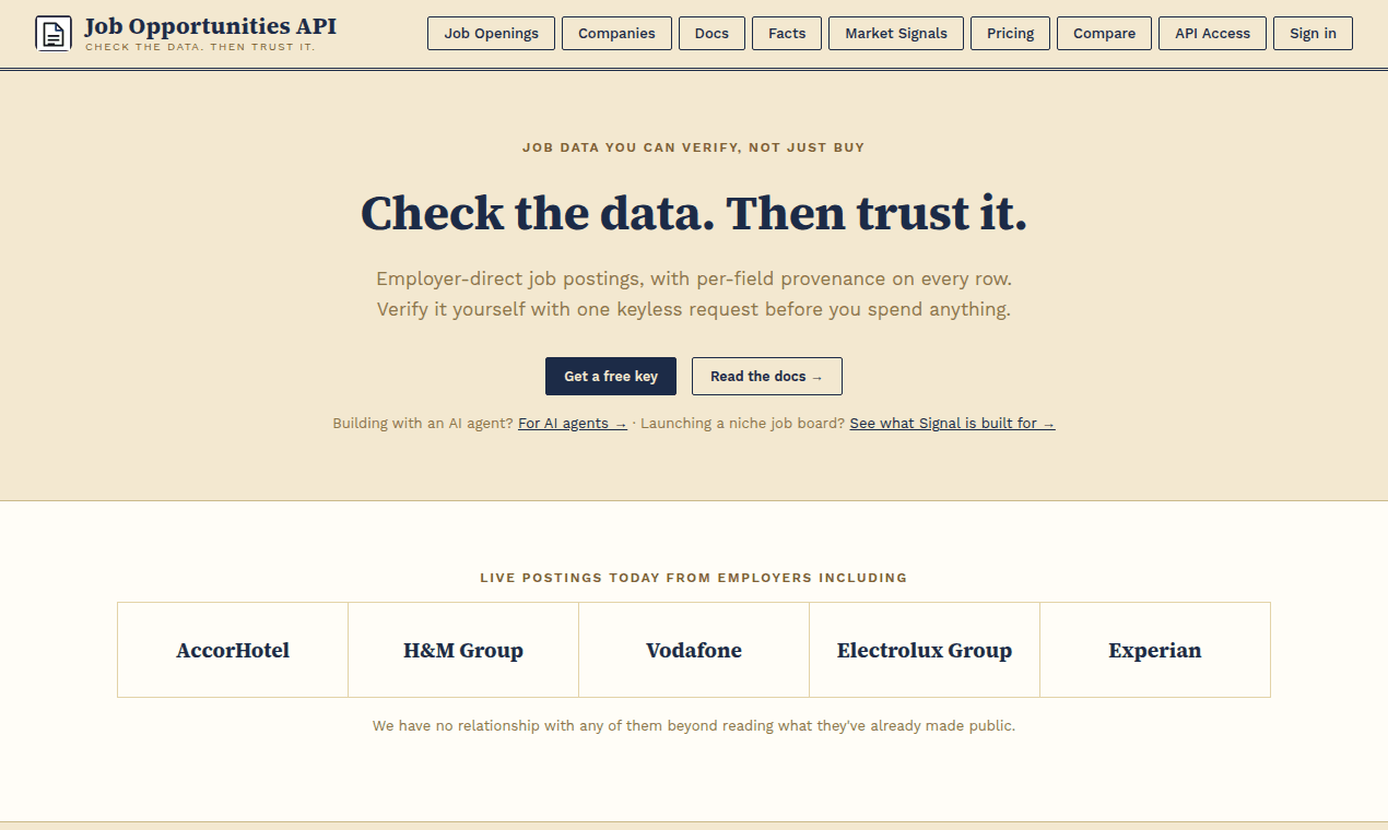 Job Opportunities API image 1