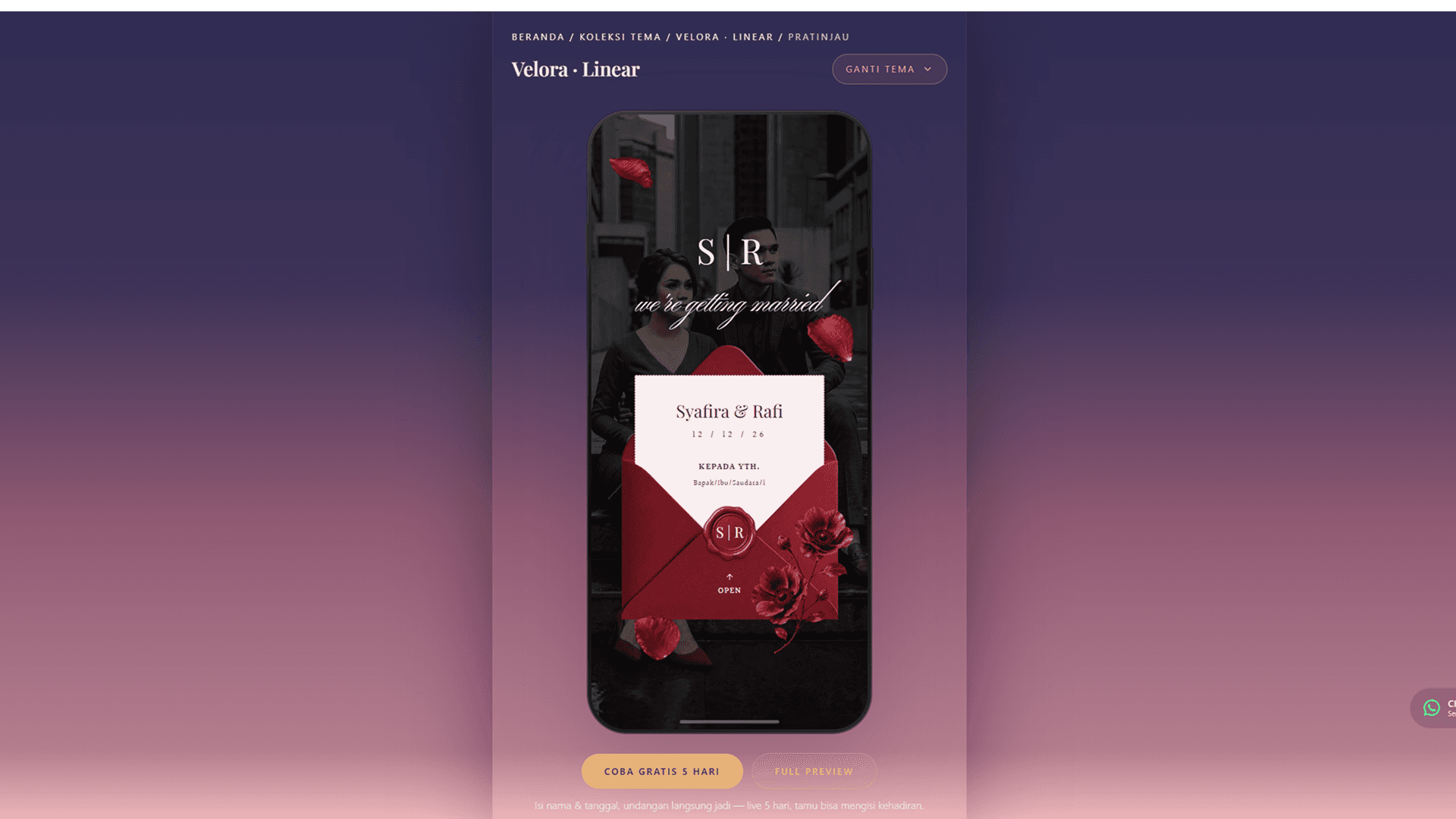 Undangan Digital Premium | Enviory image 2