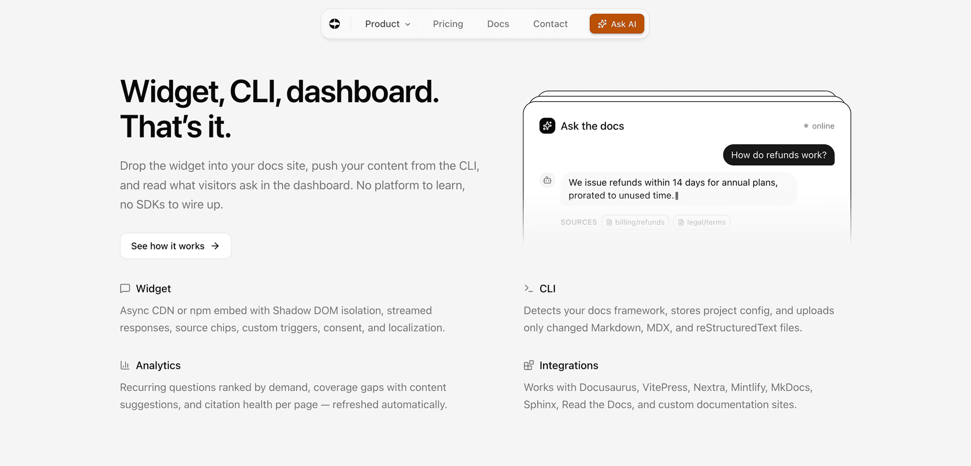 Knoku — AI answers for your documentation image 3