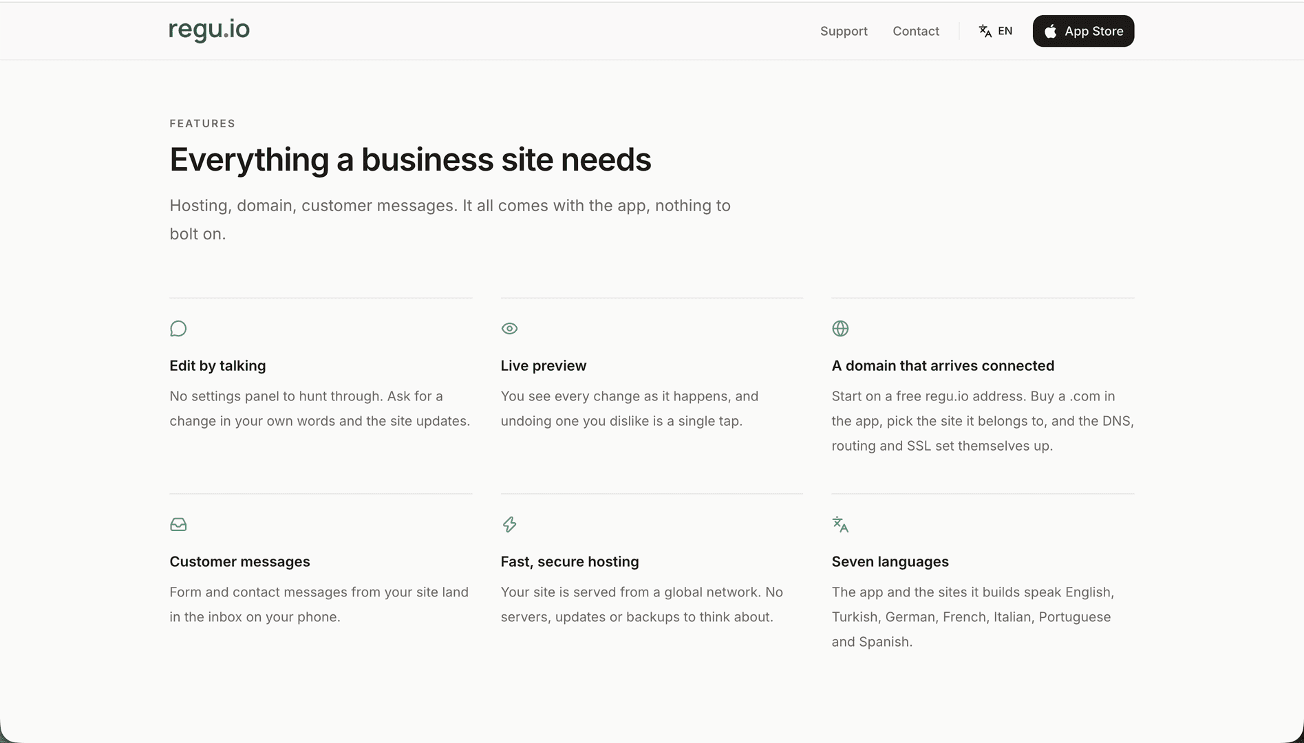 ‎Regu - AI Website Builder App - App Store image 2