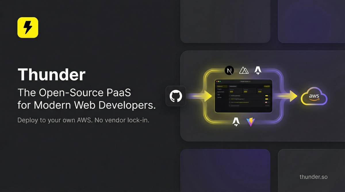 Thunder - Deploy Apps on AWS like a Pro image 1