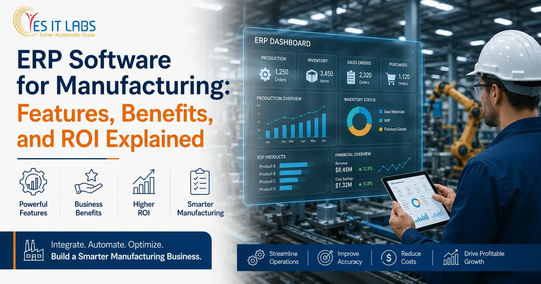 ERP Software for Manufacturing: Features, Benefits, and ROI Explained