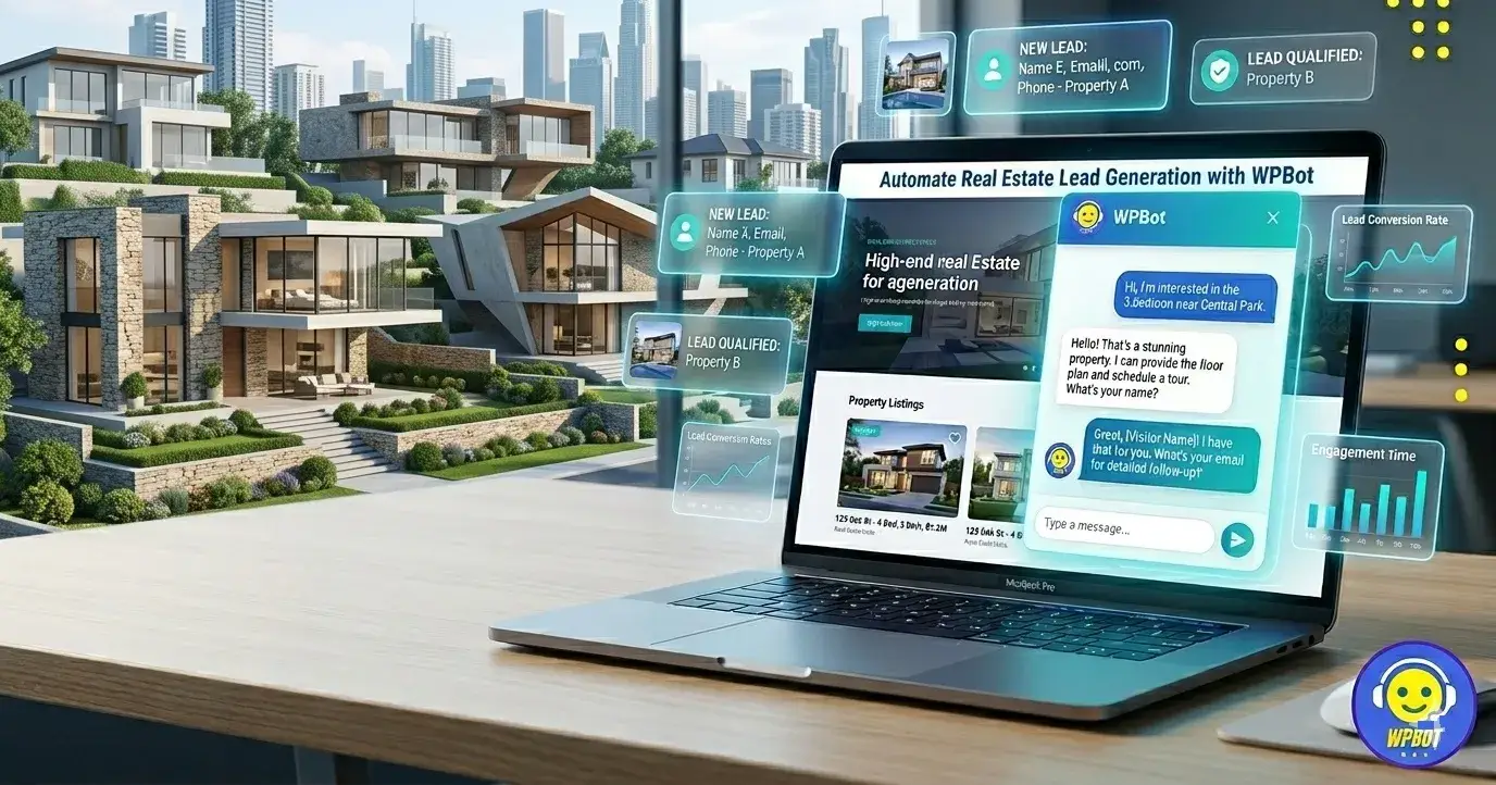 Automate Real Estate Lead Generation with WPBot