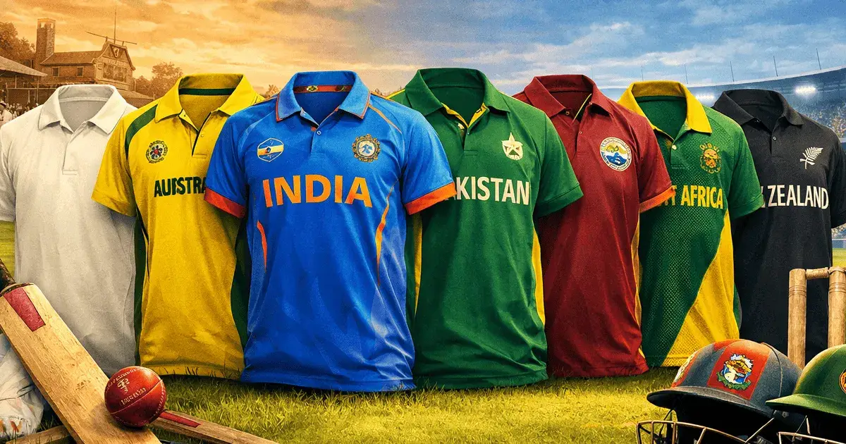 The Evolution of Cricket Shirts: How the Game Began Across Countries and How Team Colors Changed Over Time