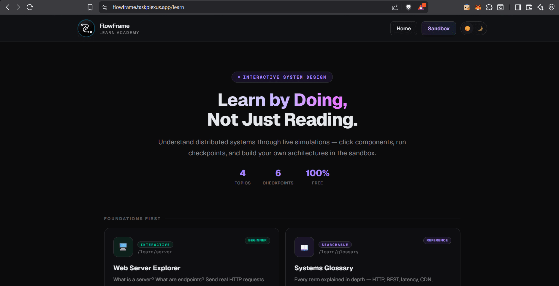 FlowFrame | Distributed Systems Simulator image 5