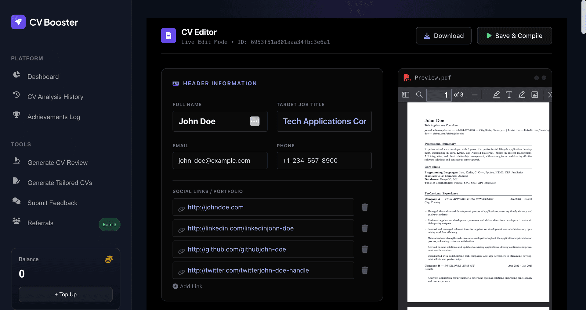 CV Booster - The AI Advantage for Your Career image 4