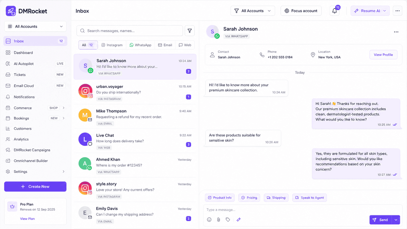 DMRocket | Omnichannel Conversational CRM image 1