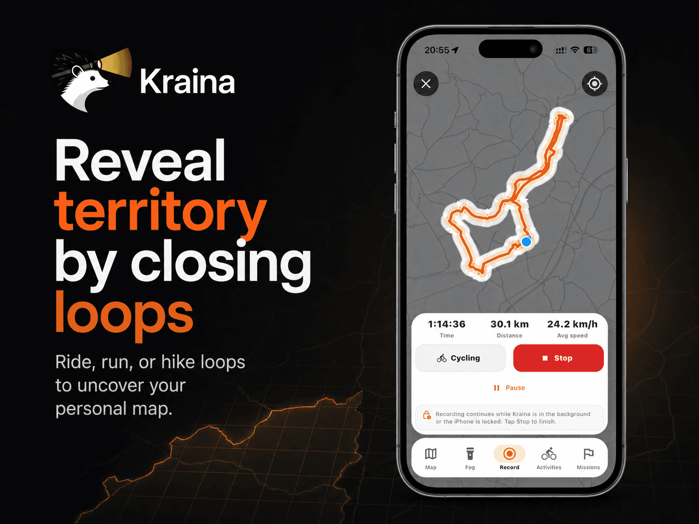 Kraina — Living Map for Outdoor Loops image 2