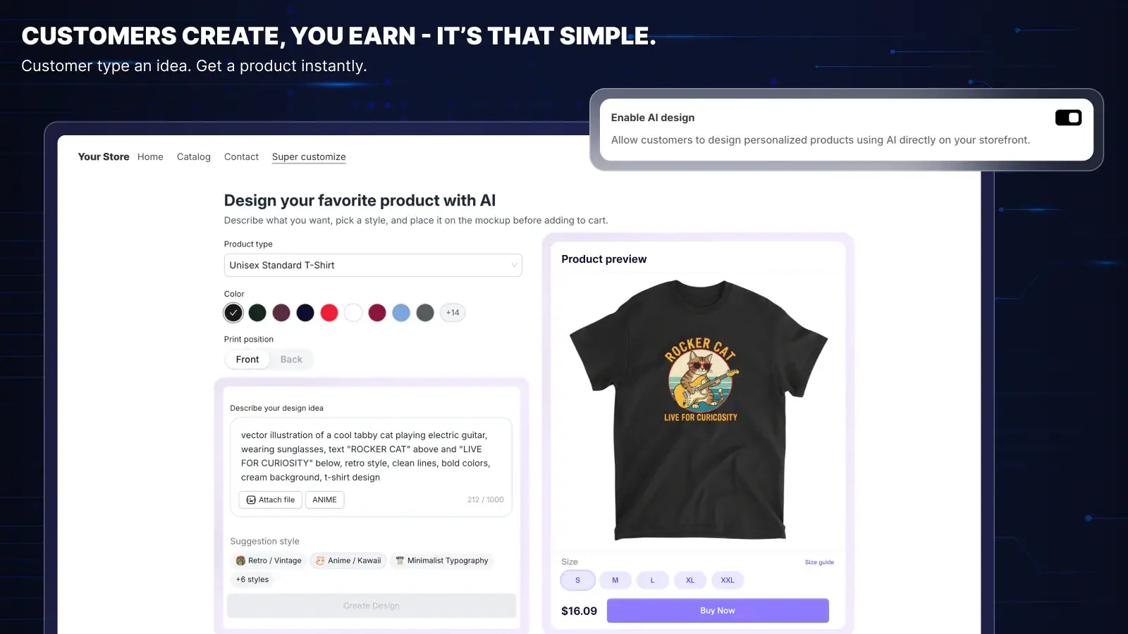 SenHub – AI Print on Demand for Shopify image 3
