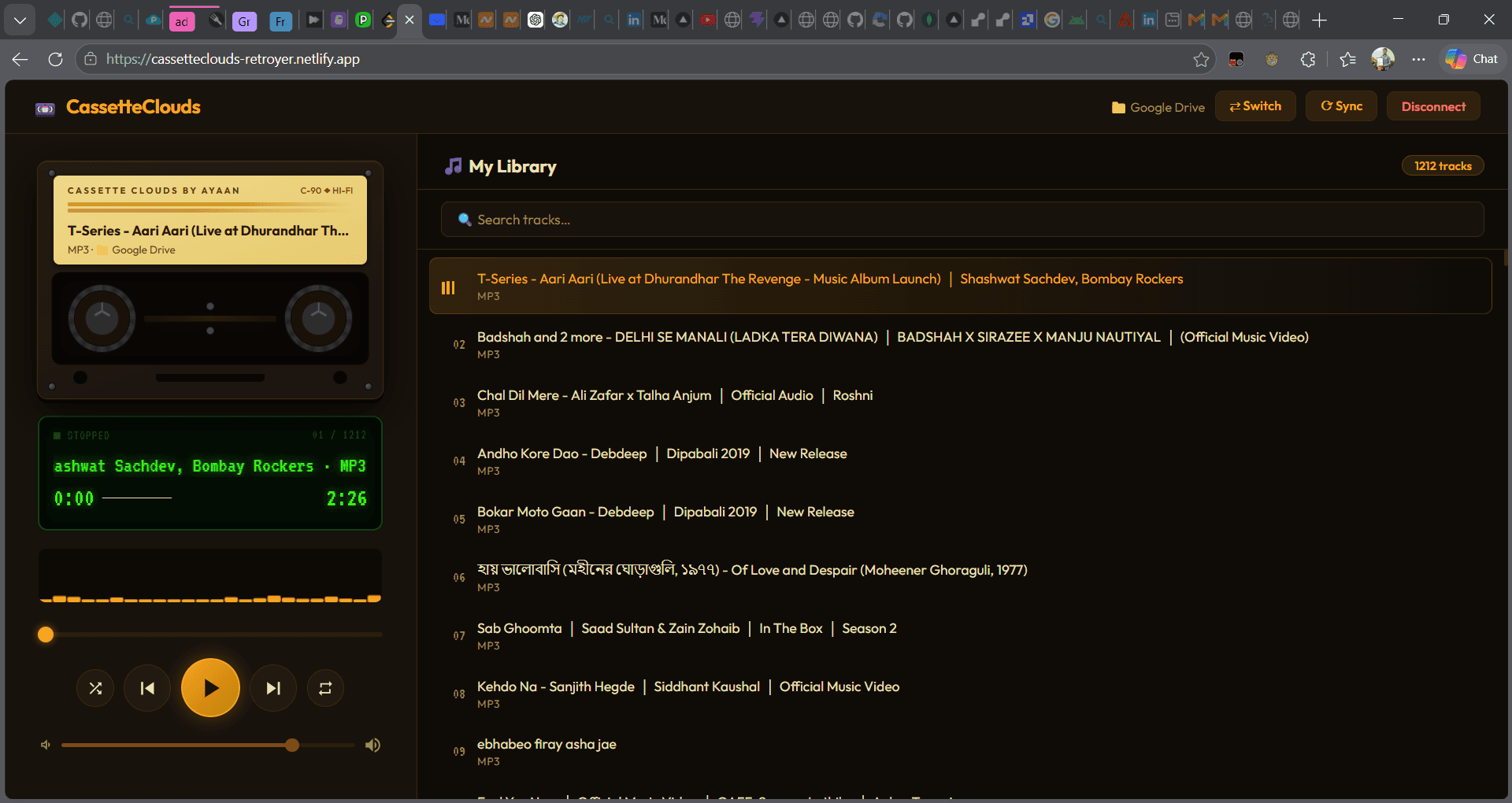 CassetteClouds - Retro Music Player image 5