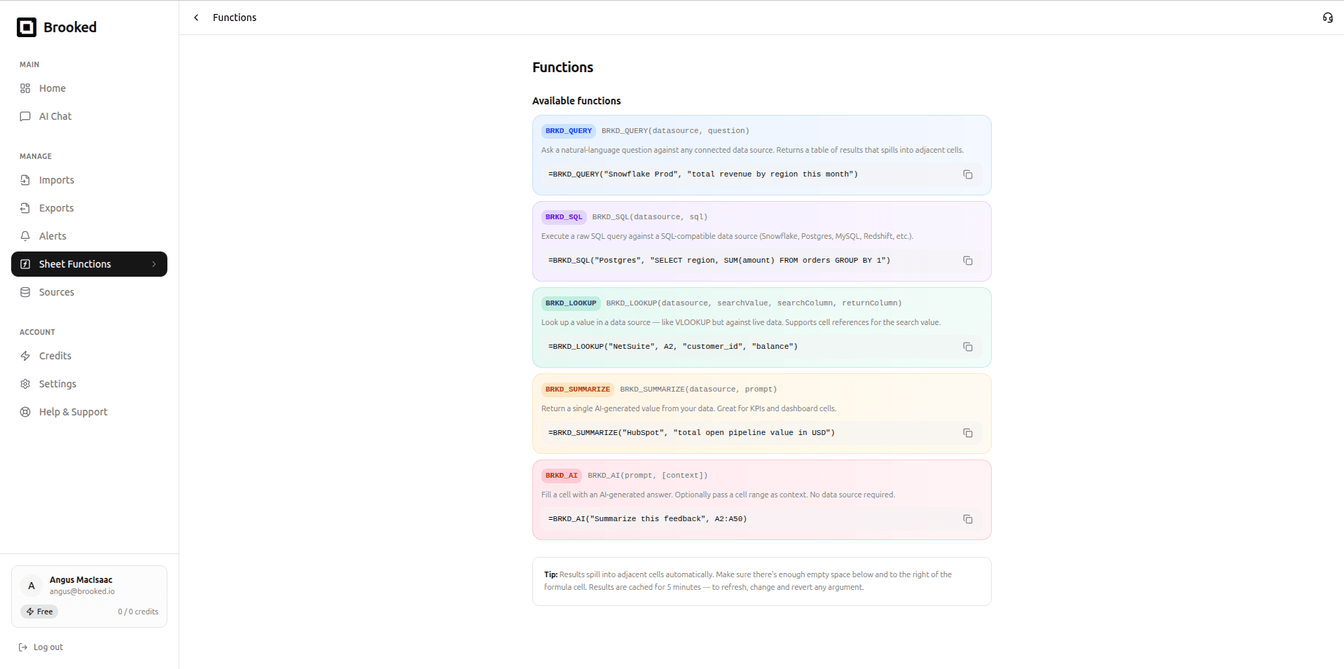 Brooked: AI Finance Analyst in Google Sheets image 4