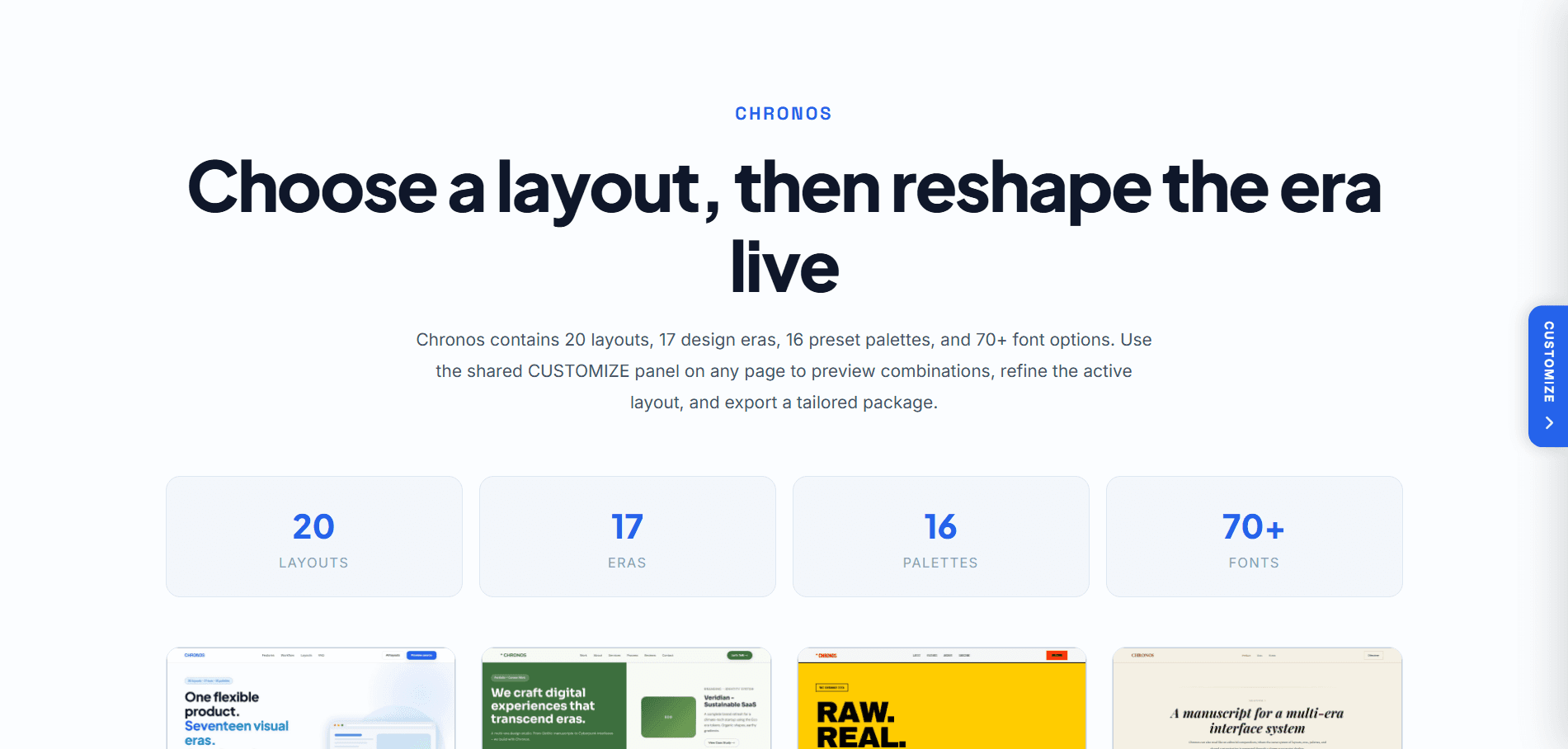 Chronos - Multi-Era HTML Template System image 2
