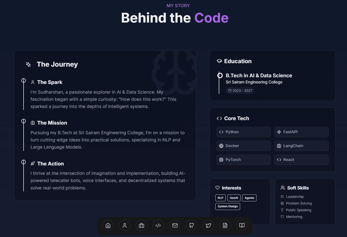 Sudharshan B Portfolio image 4