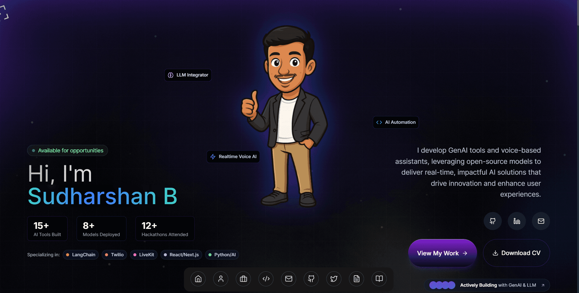 Sudharshan B Portfolio image 2